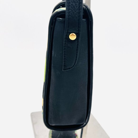 Vintage Crossbody Bag Multicolor Abstract Art - Picture 7 of 15